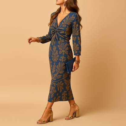 Women's A-Line Dress Sustainable Elegant Fit