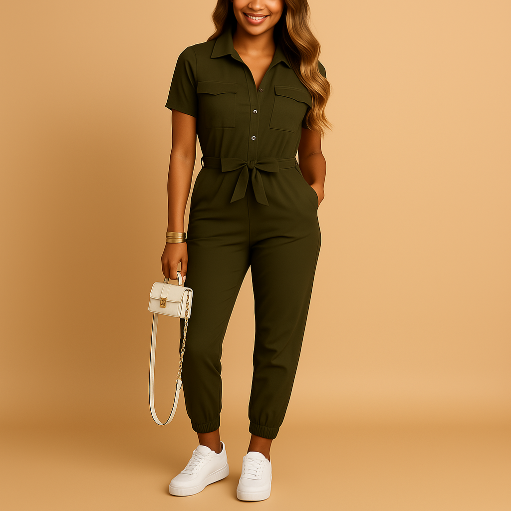 Women's Elegant Tailored Jumpsuit