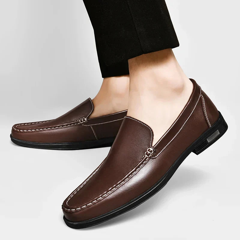 Image of Theo | Men's Slip-On Dress Loafers