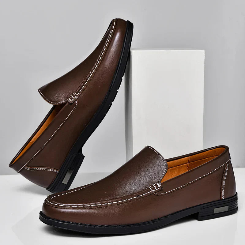 Image of Theo | Men's Slip-On Dress Loafers