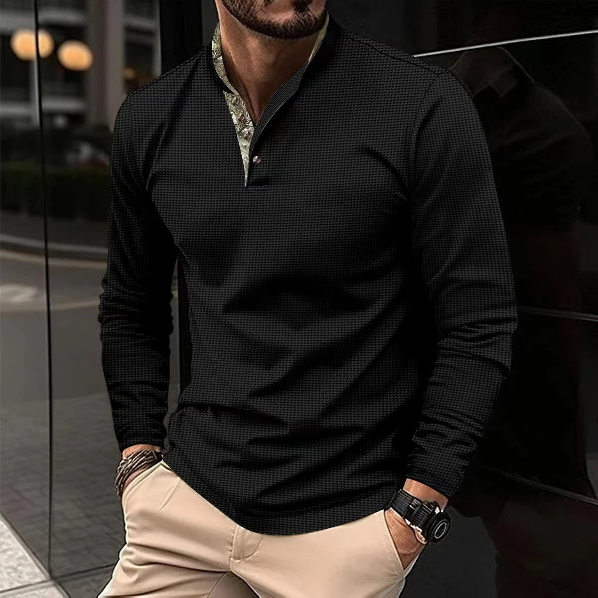 Men's Slim Fit Casual Shirt