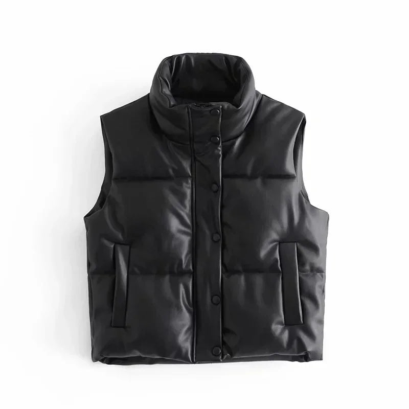 Women's Quilted Puffer Vest Jacket