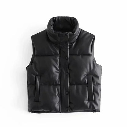 Women's Quilted Puffer Vest Jacket