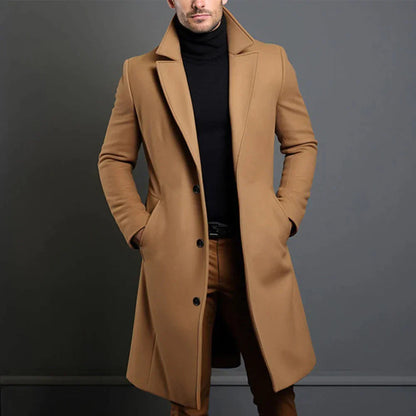 Vince Men's Single Breasted Long Coat