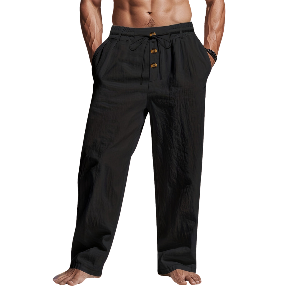 Men's Relaxed Fit Drawstring Chino Pants