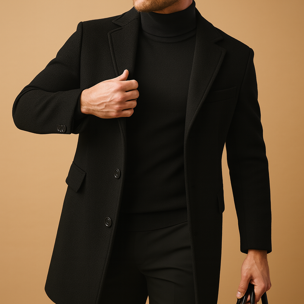 Men's Formal Overcoat Warm