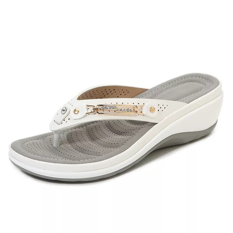 Women's Arch Support Leather Sandals