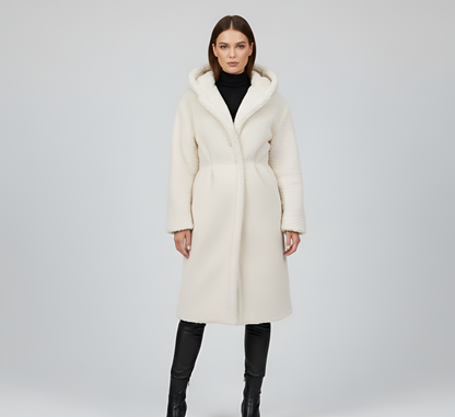 Women's Faux Fur Hooded Winter Coat