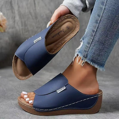 Image of Willow | Women's Slip-On Platform Sandals
