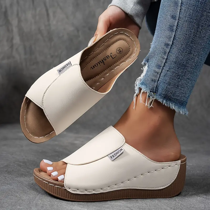 Women's Slip On Platform Sandals