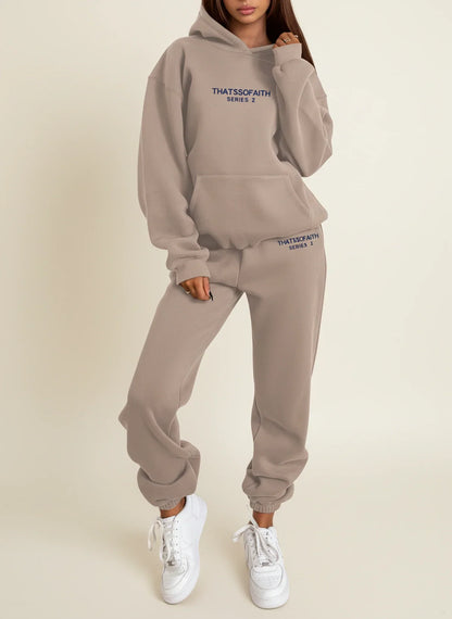 Abigail | Winter Hoodie Jogger Two-Piece Set