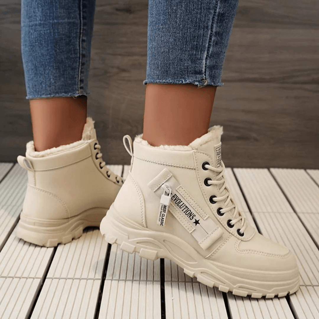 Women's Lace Up Ankle Boots Platform